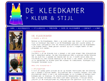 Tablet Screenshot of dekleedkamerkleurenstijl.nl